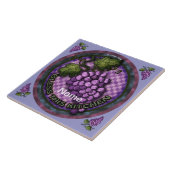 Grapes Kitchen Tegeltje (Zijkant)