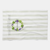 Grapes - Quran Verse Theedoek (Horizontaal)