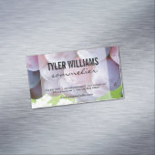 Grapes Sommelier Magnetisch Visitekaartje (Voorbeeld)