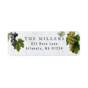 Grapes Vineyard Mediterranean Greek Island Adres Etiket