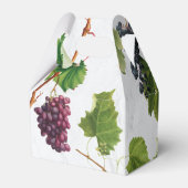 Grapes Vineyard Mediterranean Greek Island Wedding Bedankdoosjes (Achterkant)