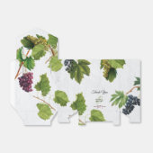 Grapes Vineyard Mediterranean Greek Island Wedding Bedankdoosjes (Uitgevouwen)