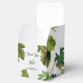 Grapes Vineyard Mediterranean Greek Island Wedding Bedankdoosjes (Geopend)