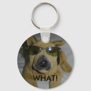 Grapeshond met Bril Sleutelhanger