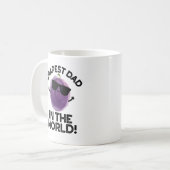 Grapest pap in de wereld grappige fruitpun koffiemok (Voorkant links)