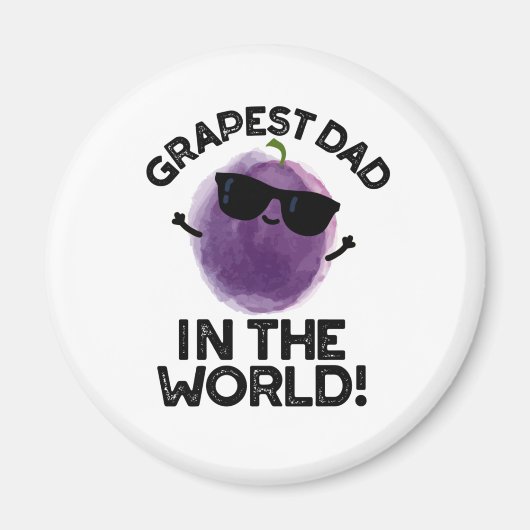 Grapest pap in de wereld grappige fruitpun magneet (Voorkant)