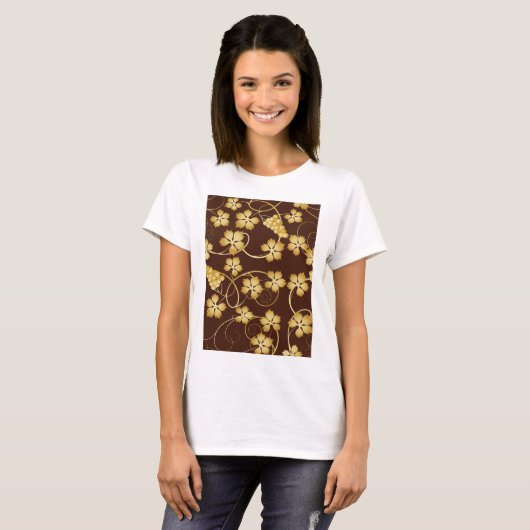 Grapevine Background Womens T-Shirt (Voorkant volledig)