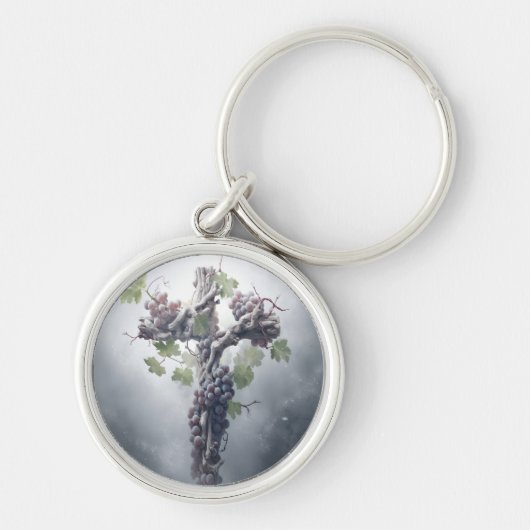 Grapevine Cross Sleutelhanger (Voorkant)