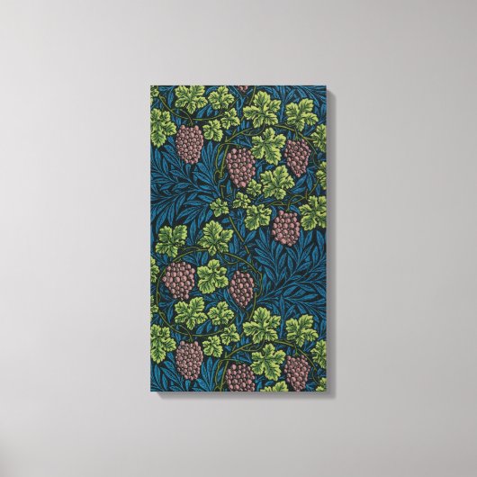 Grapevine (door William Morris) Canvas Afdruk (Voorkant)