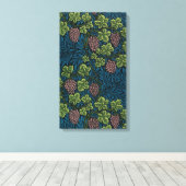 Grapevine (door William Morris) Canvas Afdruk (Insitu (Houten vloer))