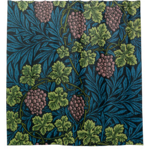 Grapevine (door William Morris) Douchegordijn