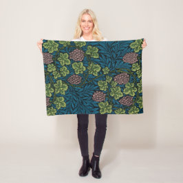 Grapevine (door William Morris) Fleece Deken