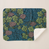 Grapevine (door William Morris) Sherpa Deken (Voorkant (horizontaal))