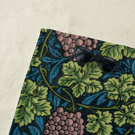 Grapevine (door William Morris) Strandlaken (In situ)