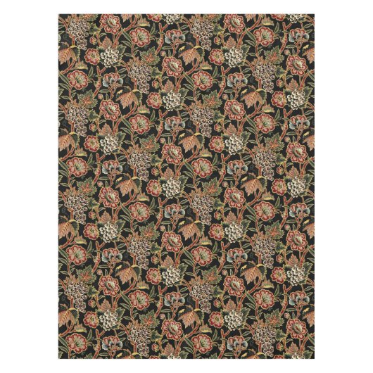 Grapevine & Flowers  Victoriaans Era Pattern Tafelkleed (Voorkant)