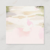 Grapevine-geïnspireerde wijnmakerij rustieke bruil informatiekaartje (Achterkant)