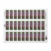 Grapevine Glory - hyperrealistische wijngaard voor Etiket (Full Sheet)