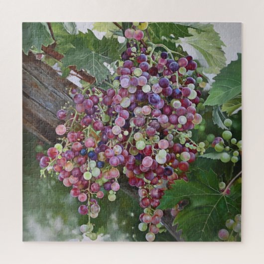 Grapevine Glory - hyperrealistische wijngaard voor Legpuzzel (Verticaal)