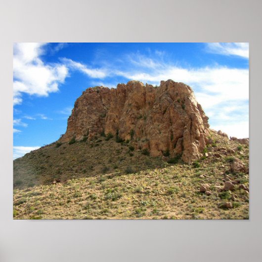Grapevine Hills Promontory, Texas Poster (Voorkant)