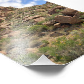 Grapevine Hills rock tower, Texas Foto Afdruk (Hoek)