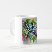 Grapevine Moth 070824AREF124 - Watercolor Koffiemok (Voorkant links)