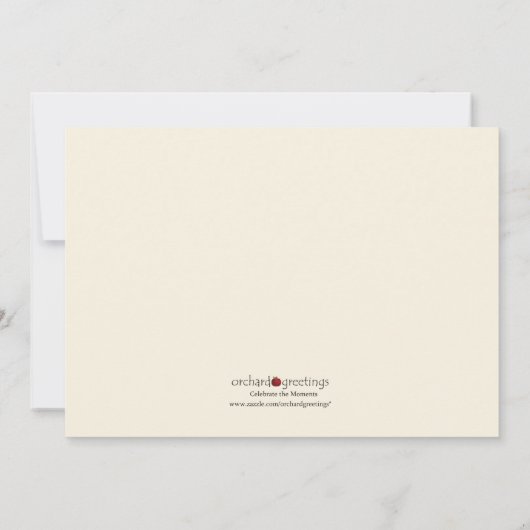 Grapevine Rehearsal Dinner Kaart (Achterkant)