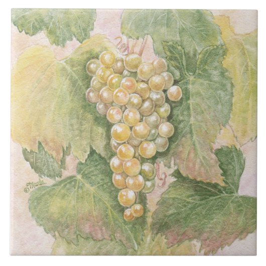 Grapevine Sandstone trivet Tegeltje (Voorkant)