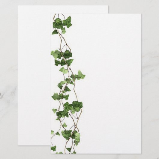 Grapevine Stationery Briefpapier (Voorkant / Achterkant)