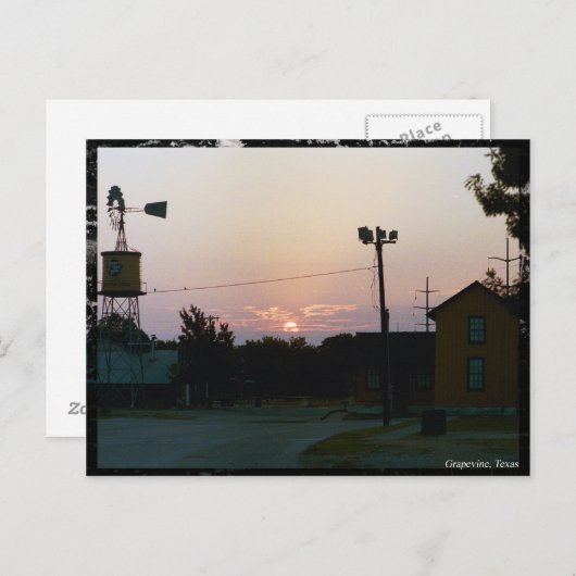 Grapevine Sunrise Briefkaart (Voorkant / Achterkant)