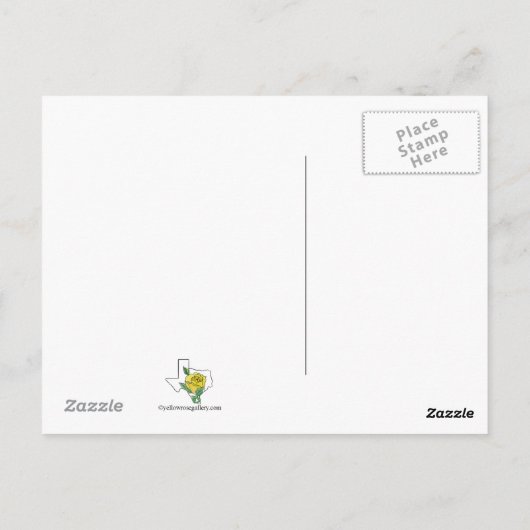 Grapevine Sunrise Briefkaart (Achterkant)