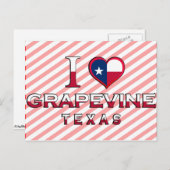 Grapevine, Texas Briefkaart (Voorkant / Achterkant)