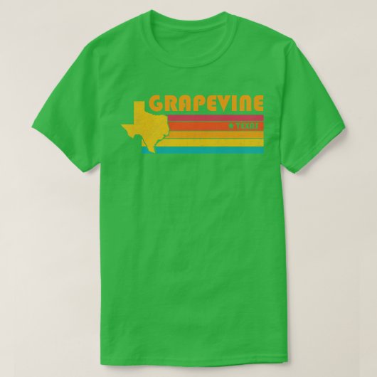 Grapevine Texas Verdrietig Souvenir T-shirt (Design voorkant)