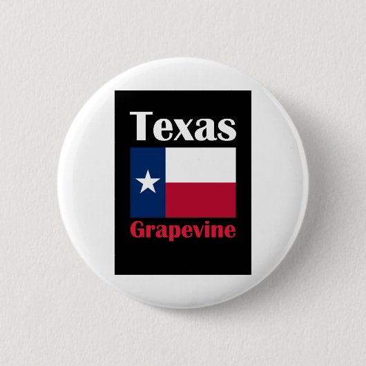 Grapevine TX Ronde Button 5,7 Cm (Voorkant)