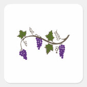 GRAPEVINE VIERKANTE STICKER (Voorkant)