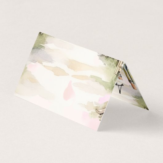 Grapevine Vineyard Romantische bruiloft uitnodigin Kaart (Achterkant)