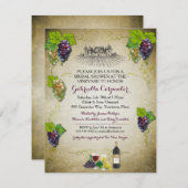 Grapevine Vineyard Vrijgezellenfeest Kaart (Voorkant / Achterkant)