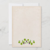 Grapevine virtuele bruiloft kaart (Achterkant)