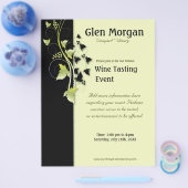 Grapevine Wine Tasting Event Flyer (Enkel)