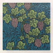  Grapevines with clusters of pink grapes  Glazen Onderzetter (Voorkant)