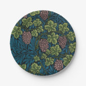  Grapevines with clusters of pink grapes  Papieren Bordje (Voorkant)