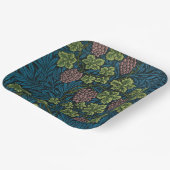  Grapevines with clusters of pink grapes  Papieren Bordje (Gebogen)