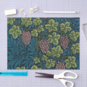  Grapevines with clusters of pink grapes  Tissuepapier (Craft)