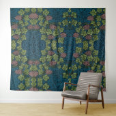  Grapevines with clusters of pink grapes  Wandkleed (In Situ (horizontaal))