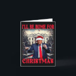 Grapfunny humoristische Trump I'll Be Home voor ke Kaart<br><div class="desc">Grapfunny humoristische Trump I'll Be Home voor kerst 2025 Tank Top</div>
