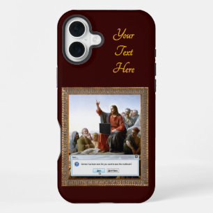 Grapgestoorde Preek Funny Persoonlijk iPhone 16 Plus Hoesje