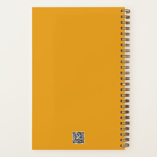 Graph Marigold Notitieboek met Monogram (Achterkant)