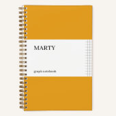 Graph Marigold Notitieboek met Monogram (Voorkant)