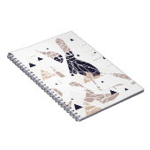 graph paper triangle soft Design by SIRAdesign Notitieboek (Rechterzijde)