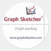 Graph Sketcher Sticker (Voorkant)
