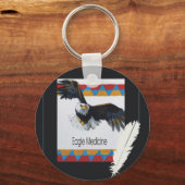 Graphic1Eagle Medicine new Sleutelhanger (Voorkant)